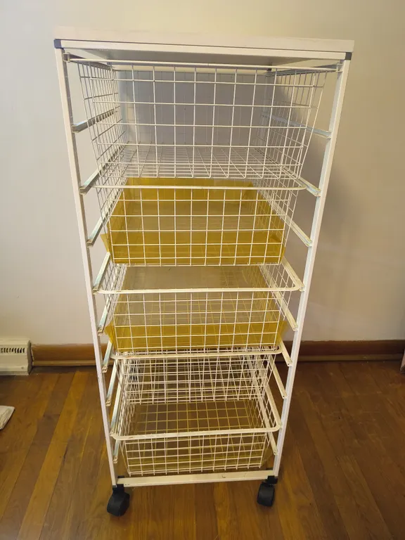 Vintage Elfa Runner Wire Baskets