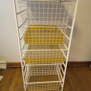 Vintage Elfa Runner Wire Baskets