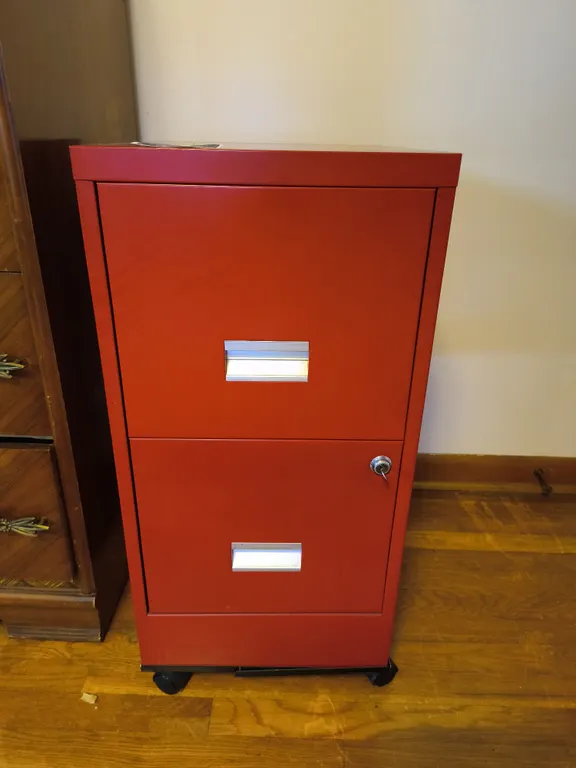 2-Drawer Mobile Vertical File Cabinet