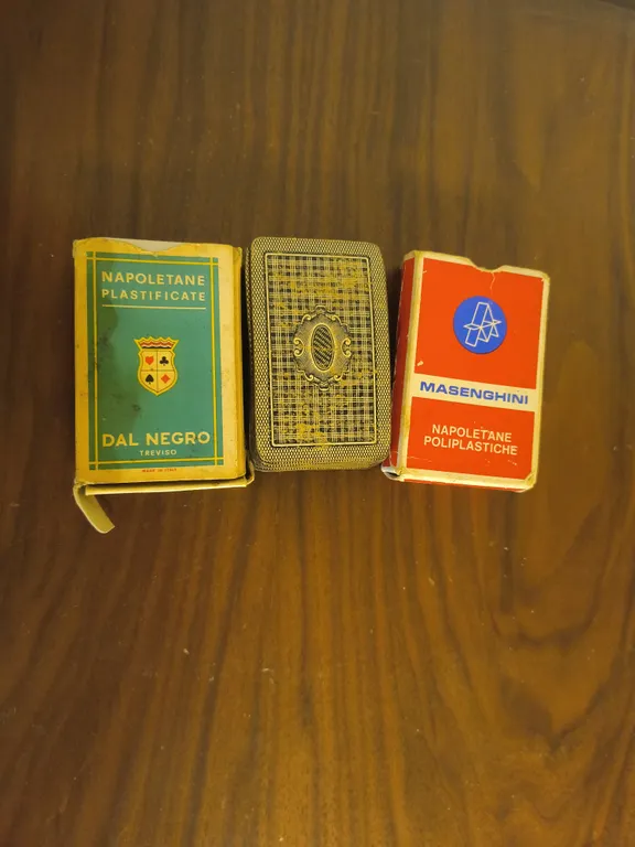 Collection Of Vintage Italian Regional Playing Cards