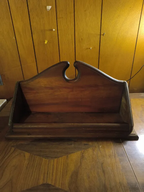 Vintage Solid Wood Book Stand By Knock on Wood Corp