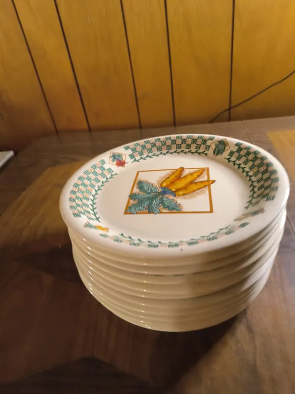 Tabletops Unlimited Fresh Garden Dinner Plates Lot