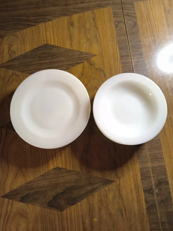 Vintage Federal Glass Milk Glass Bowls & Plates Lot
