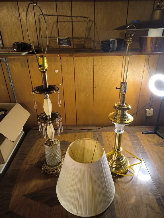 Vintage Tall Lamps Lot