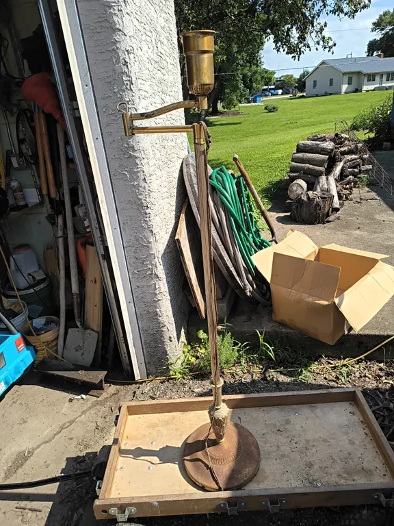 Vintage Brass Floor Lamp Lot