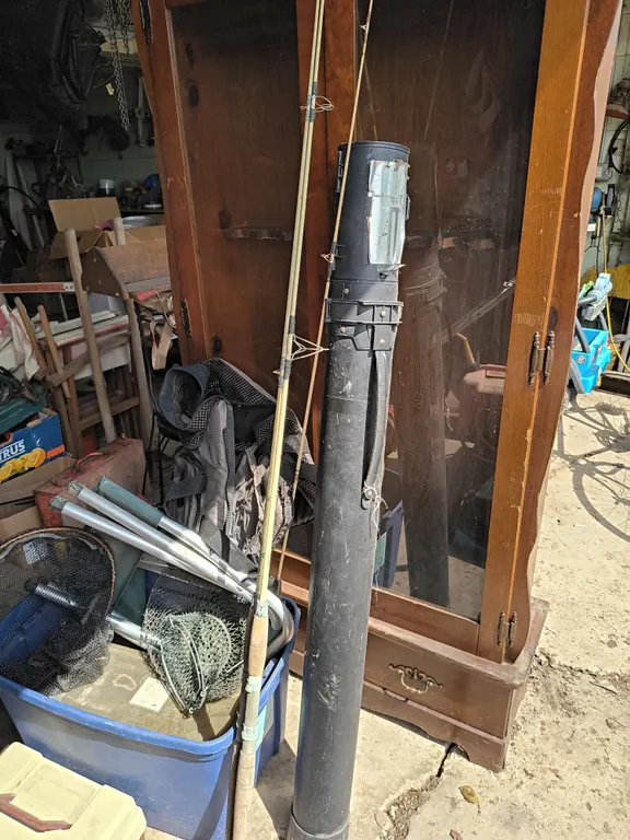 Fishing Rods And Fishing Gear Lot