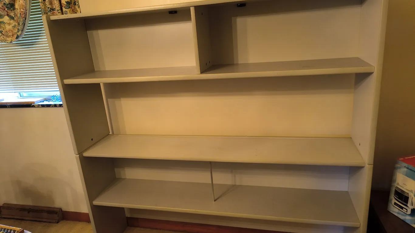 Stackable Shelves/Storage Bookcase Lot