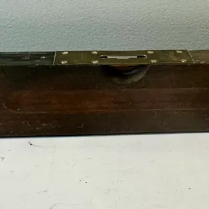 Stanley #30 Wood & Brass Adjustable Level