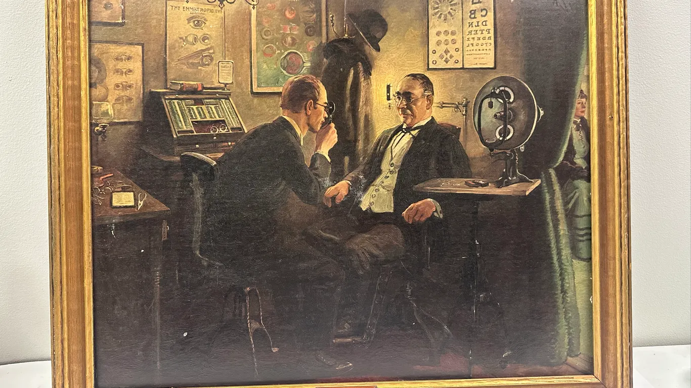 "Eyes Examined" Advertising Print