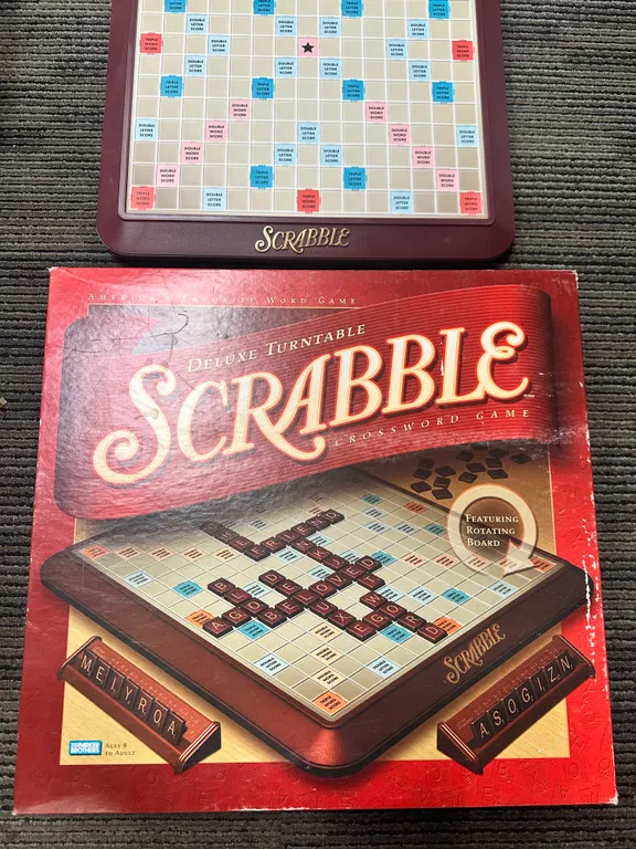 Like New in Box: Deluxe Turntable Scrabble