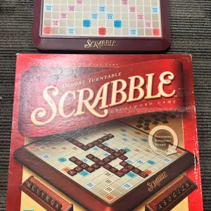 Like New in Box: Deluxe Turntable Scrabble