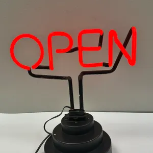 Neon "OPEN" Sign