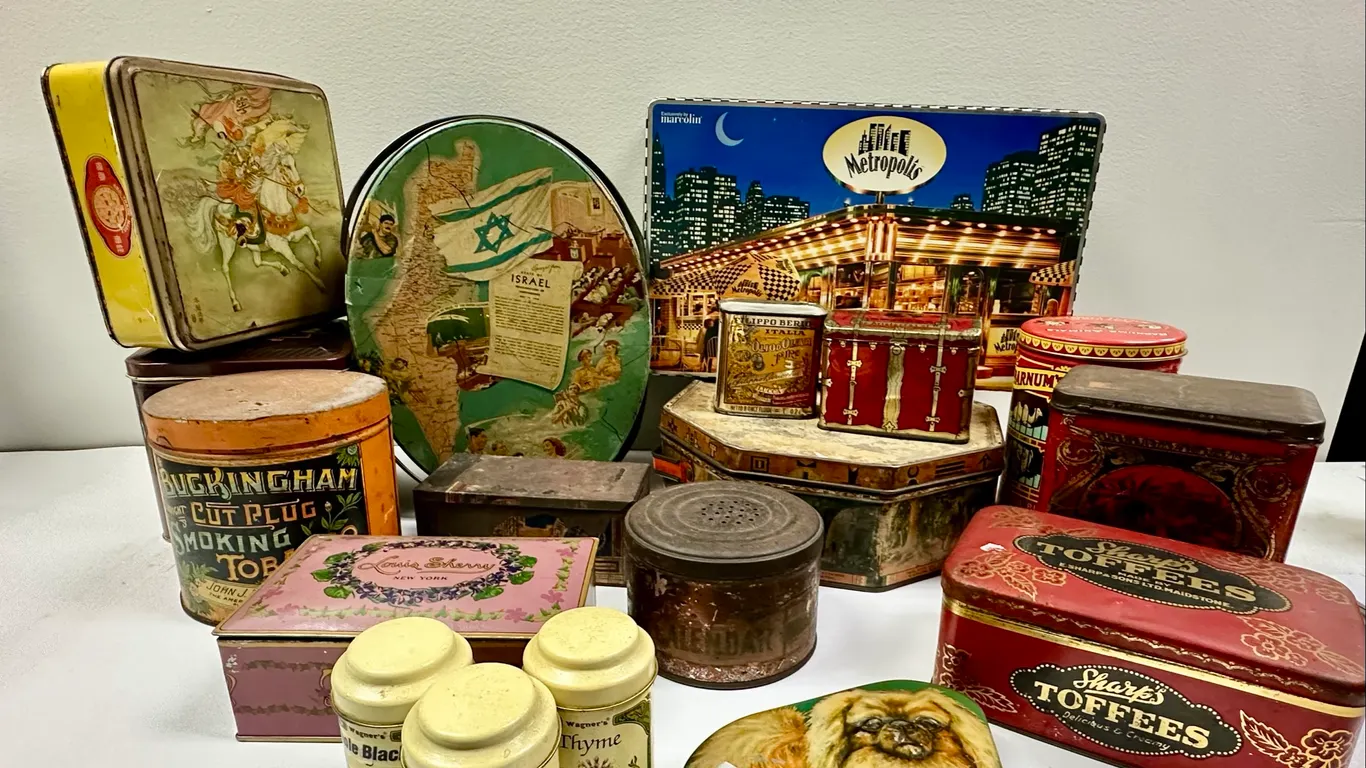 Gathering of Vintage Tins