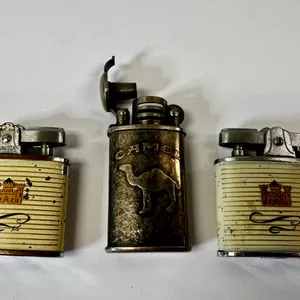 Vintage Camel and Two Omega  Lighters