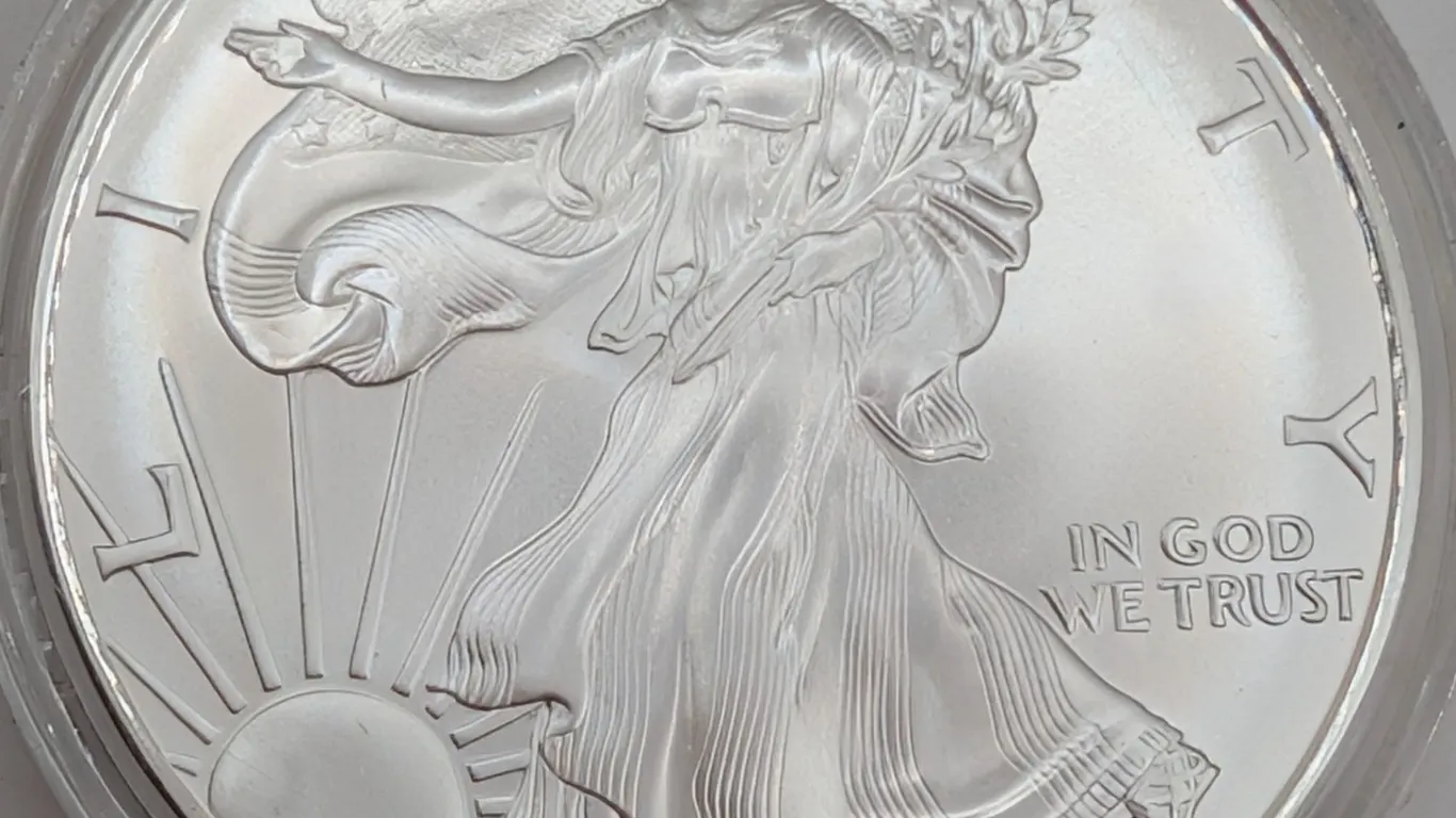 2004 American Silver Eagle $1 Brilliant Uncirculated (1 oz Fine Silver, Protective Capsule)