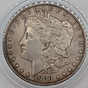 1900 Morgan Silver Dollar - Philadelphia Mint - Choice About Uncirculated (Choice AU)