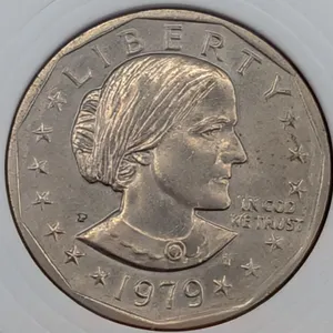 1979-P Susan B. Anthony $1 Lightly Circulated (Narrow Rim / Far Date Variety)