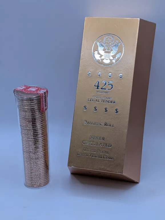 2007 George Washington Presidential Ballistic Roll - 50 $1 Coins - World Reserve Exchange