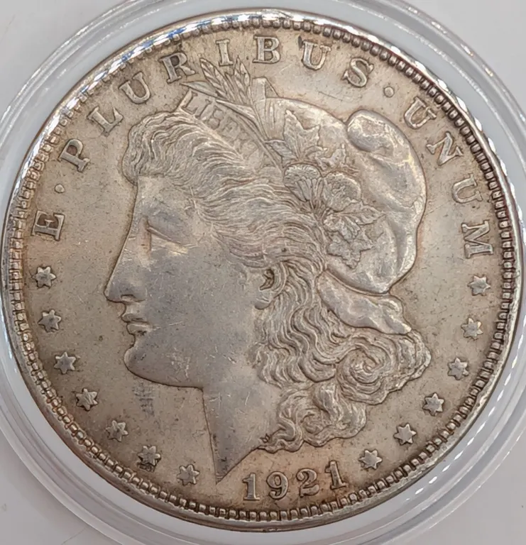 1921 Morgan Silver Dollar - Philadelphia Mint - Choice About Uncirculated (Choice AU)