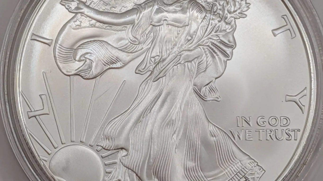 2004 American Silver Eagle $1 Brilliant Uncirculated (1 oz Fine Silver, Protective Capsule)