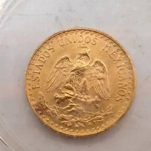 1945 Mexico Gold Dos Pesos ($2 Pesos) - Brilliant Uncirculated (0.0482 oz AGW)
