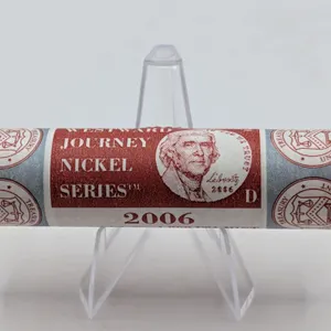 Uncirculated 2006-P Westward Journey Nickel Roll - Government packaging (40 Coins)