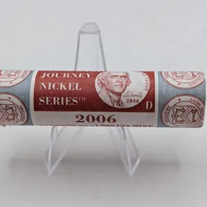Uncirculated 2006-P Westward Journey Nickel Roll - Government packaging (40 Coins)