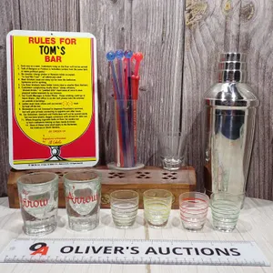Vintage Retro Home Bar Accessories & Novelty Memorabilia Collection