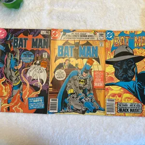 Three Batman comics