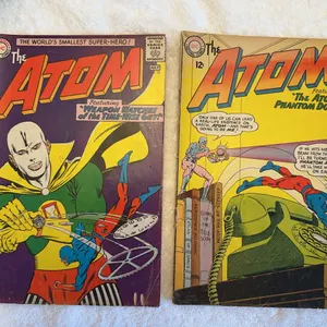 2  Atom comics #9 and #13