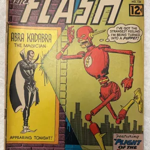vintage The Flash #133 comic book published by DC Comics in December 1962.The cover artwork features