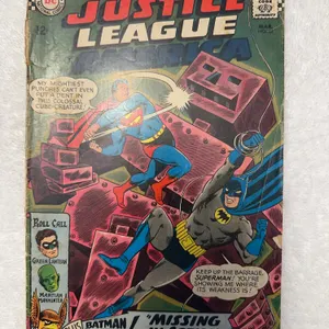 Vintage Justice League of America #52 comic book published by DC Comics in March 1967