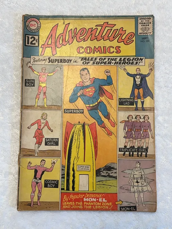 Adventure Comics #300, published by DC Comics 1st appearance of flight belts