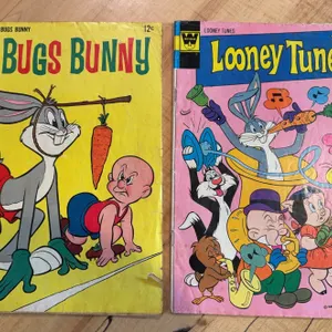 Pair of vintage Looney Tunes/Bugs Bunny comics