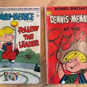 Pair of vintage Dennis the Menace comics