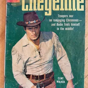 Vintage issue of the Cheyenne western comic book