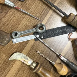 VINTAGE TOOL LOT 1  (Wall art give your shop a curated look) Great back drop when making content!
