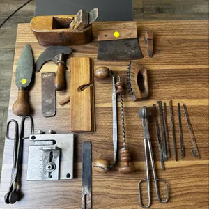 VINTAGE TOOL LOT 3 (Wall art give your shop a curated look) Great back drop when making content!