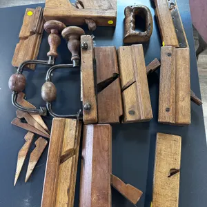 VINTAGE TOOL LOT 4 (Wall art give your shop a curated look) Great back drop when making content!