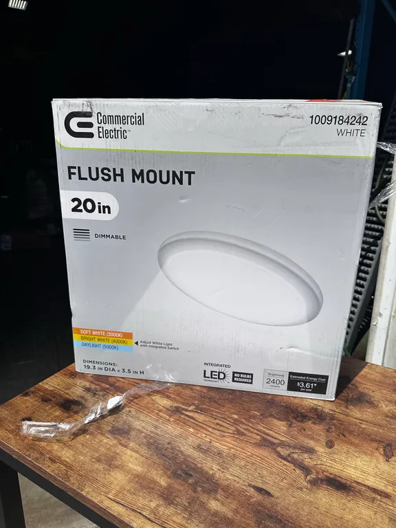 20-Inch Round CCT LED Puff Light
