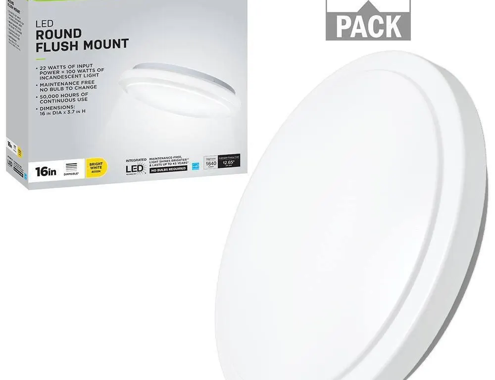 20-Inch Round CCT LED Puff Light