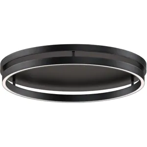 Woodbury 24-Inch 5-CCT LED Multi-Trim Fixture, Matte Black