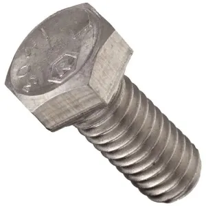 5-Pack of 1/2-Inch x 15/16-Inch Silver Hex Bolts