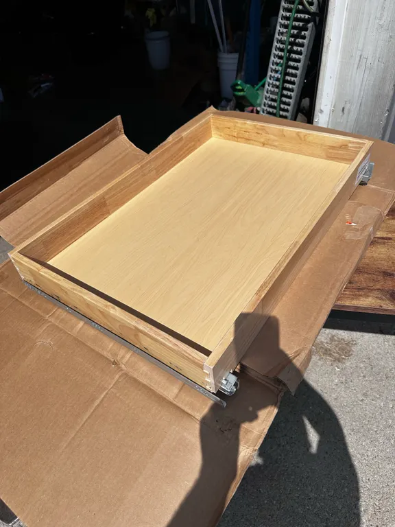 Cabinet roll-out tray 36”