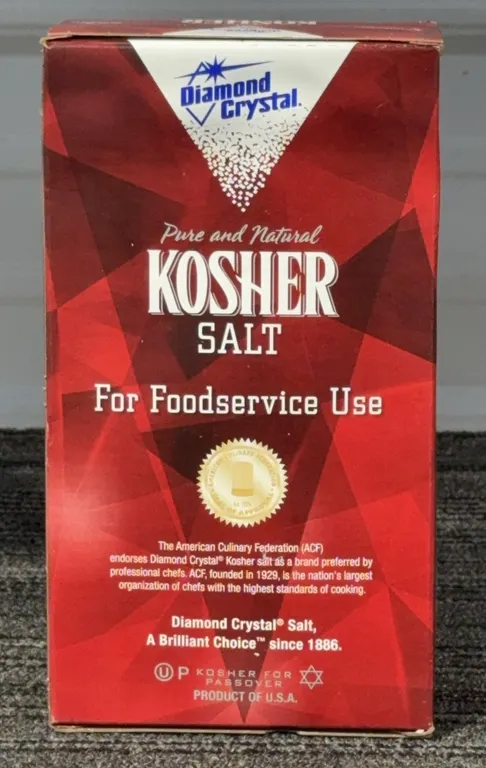 *NEW* Diamond Crystal Pure & Natural Kosher Salt - Best By 3 Years After Opening