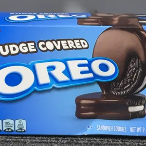 *NEW* Oreo Fudge Covered Chocolate Sandwich Cookies - Best By: 8/2026