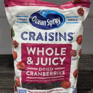 *NEW* Ocean Spray Whole & Juicy Dried Cranberries - Best By: 1/2027