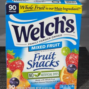 **NEW** Welch's Mixed Fruit Snacks, 90 Pouches, Best By 3/2027
