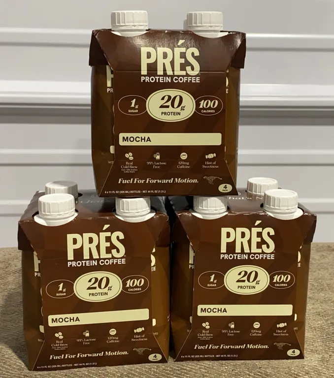 *NEW* Pres Protein Coffee Mocha 12 Pack - Best By 12/2026