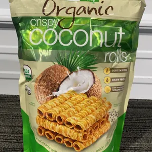 **NEW** Tropical Fields Organic Crispy Coconut Rolls - Best By: 7/27